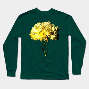 Carnations - One Yellow Carnation Long Sleeve T-Shirt